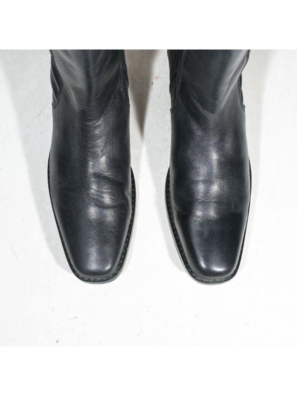 Madewell Idris Black Leather Ankle Boots Inside Zip Womens 10.5 - Picture 5 of 8